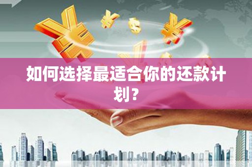 镇海如何选择最适合你的还款计划？