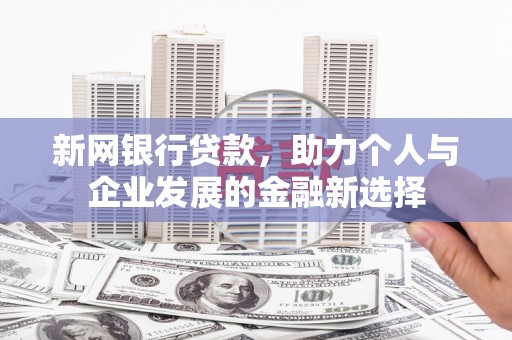 镇海新网银行贷款，助力个人与企业发展的金融新选择