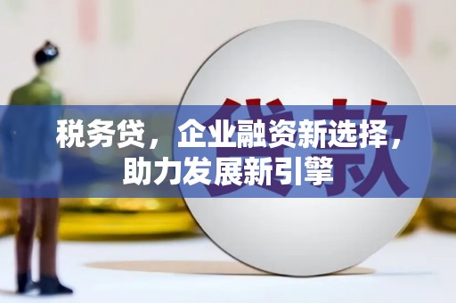 镇海税务贷，企业融资新选择，助力发展新引擎