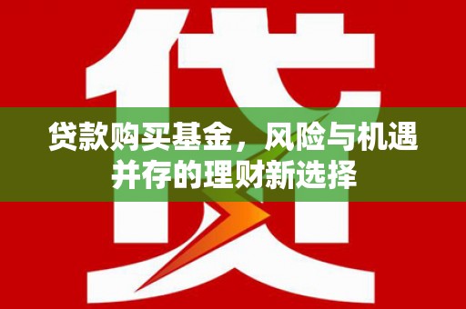 镇海贷款购买基金，风险与机遇并存的理财新选择