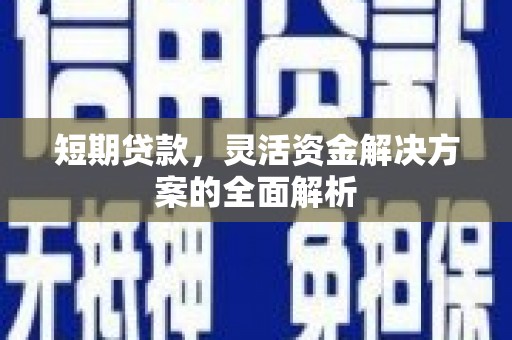 镇海短期贷款，灵活资金解决方案的全面解析