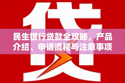 镇海民生银行贷款全攻略，产品介绍、申请流程与注意事项